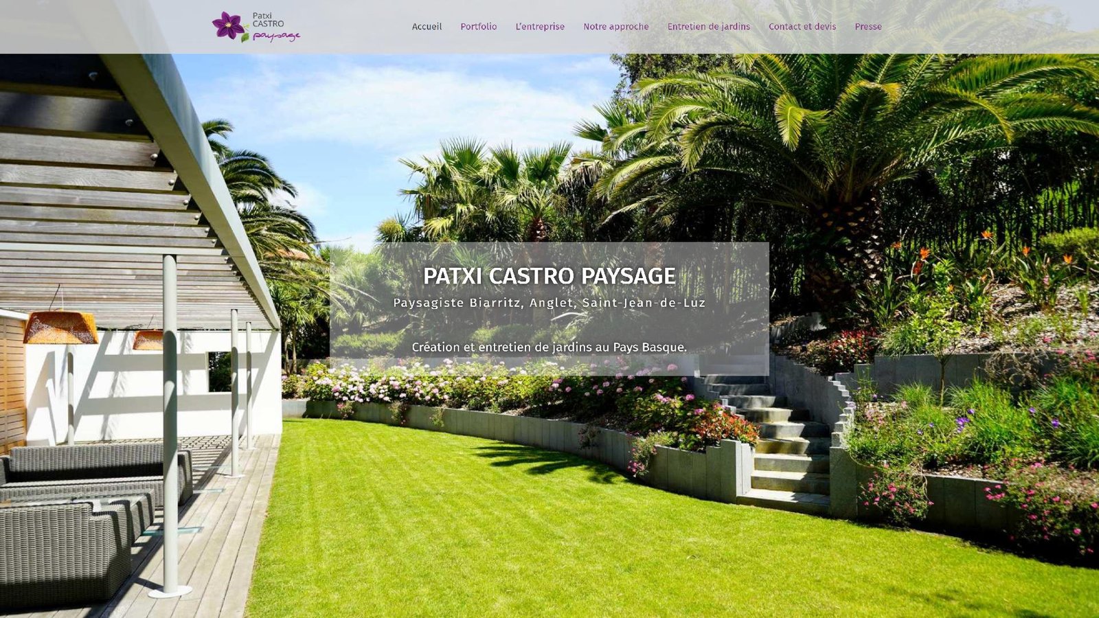 Site PatxiCastroPaysage