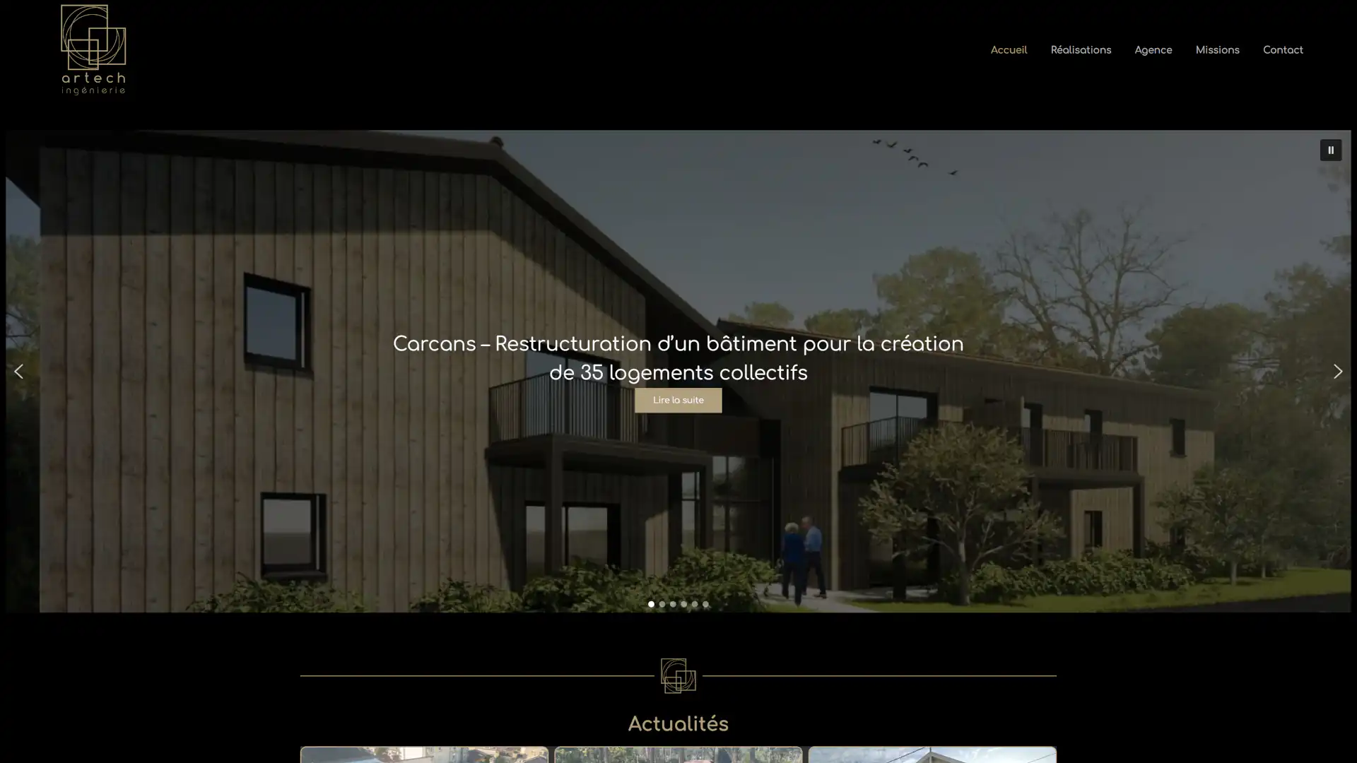 Site Artech Ingénierie