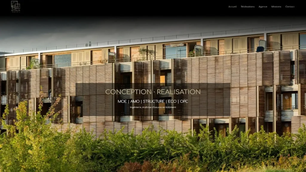 Site Artech Ingénierie